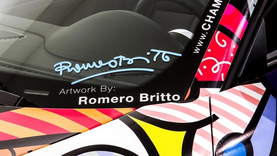Porsche 911 Cabriolet Art Car by Romero Britto (2012)